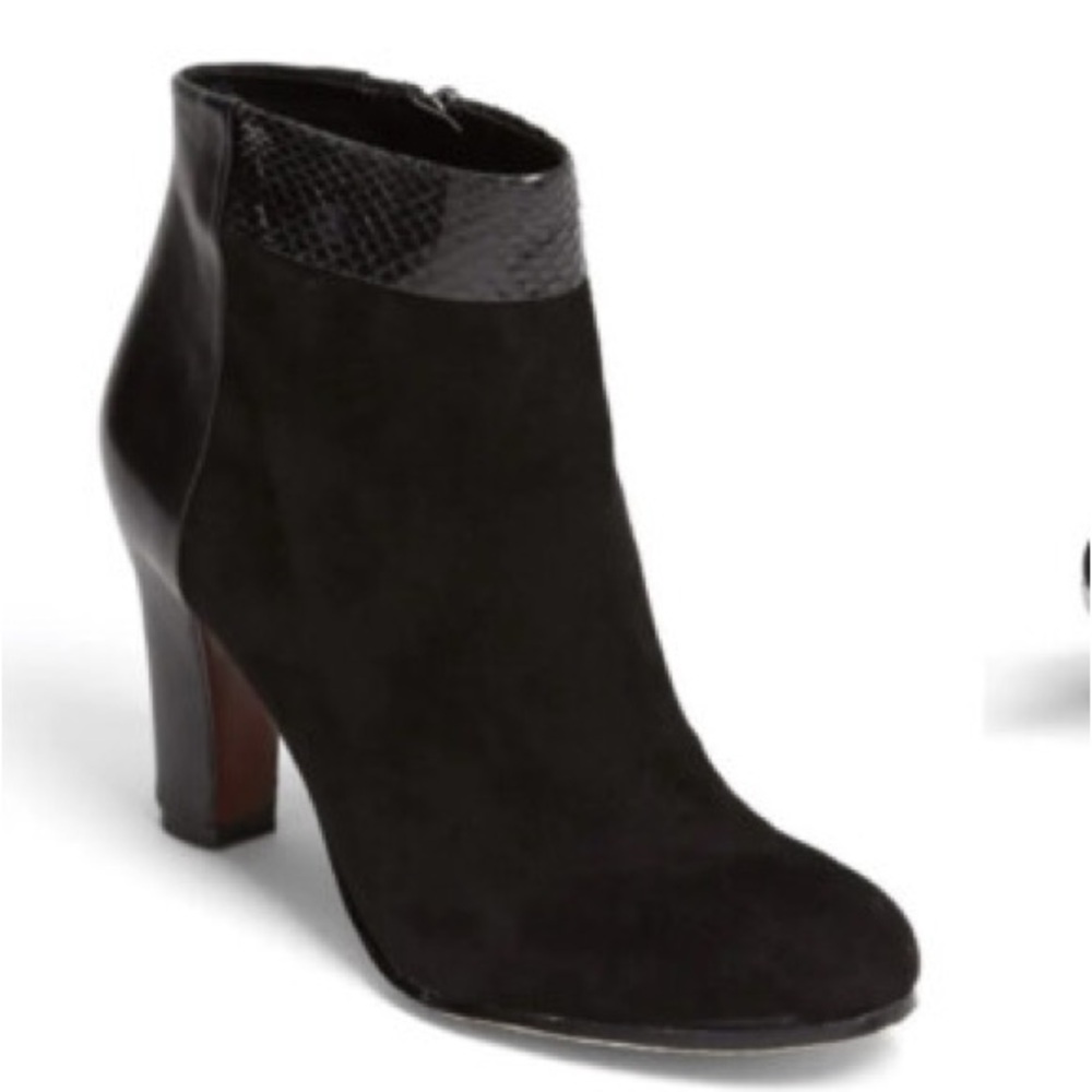 Sam Edelman Shay Suede Leather Bootie Boots